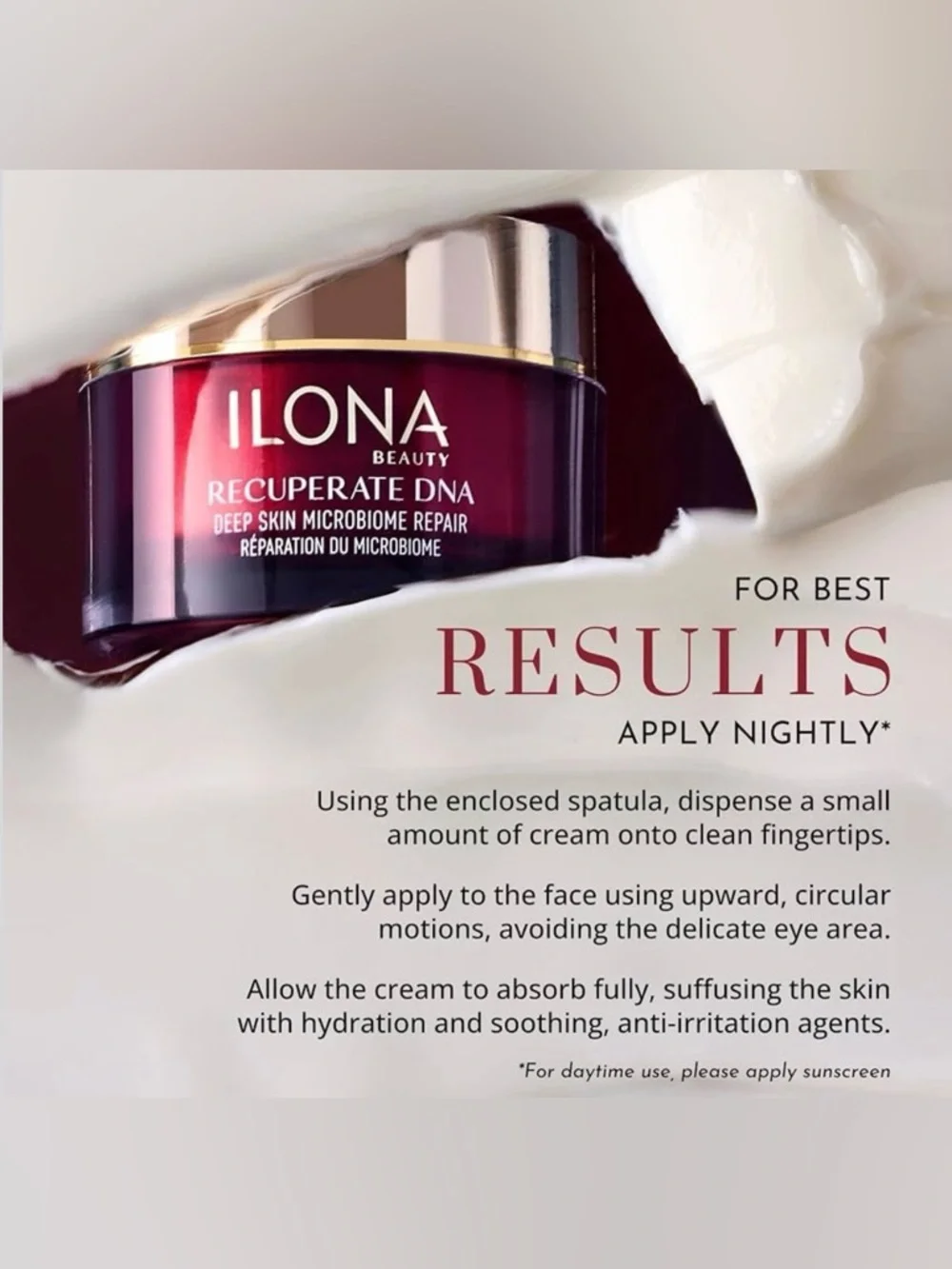 ILONA Recuperate DNA Microbiome Face Moisturizer